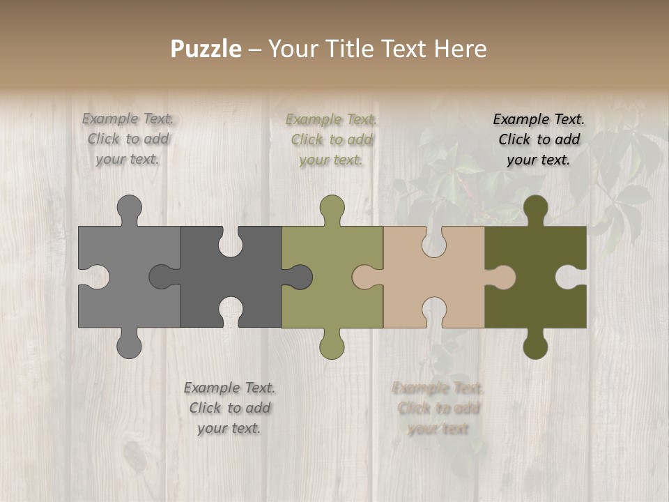 Wood Fence PowerPoint Template
