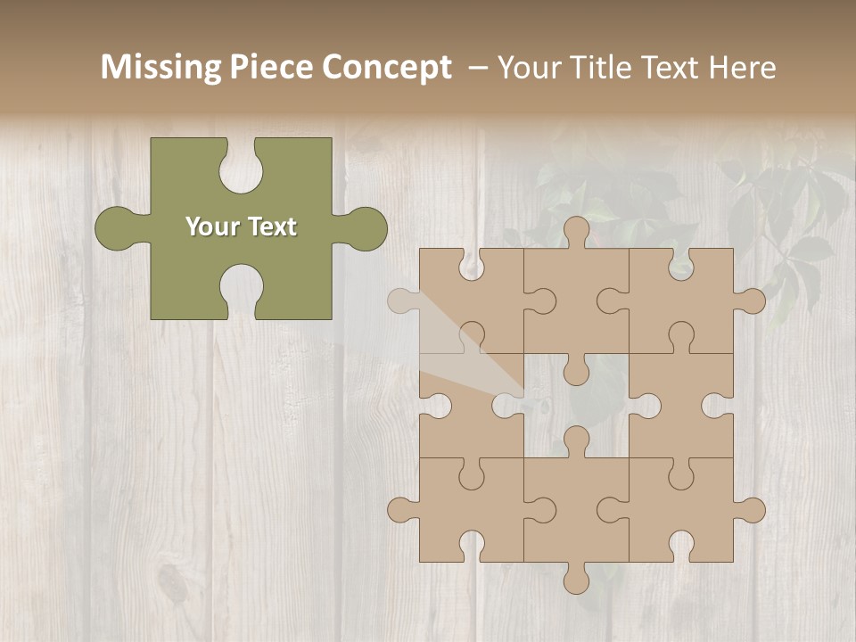 Wood Fence PowerPoint Template