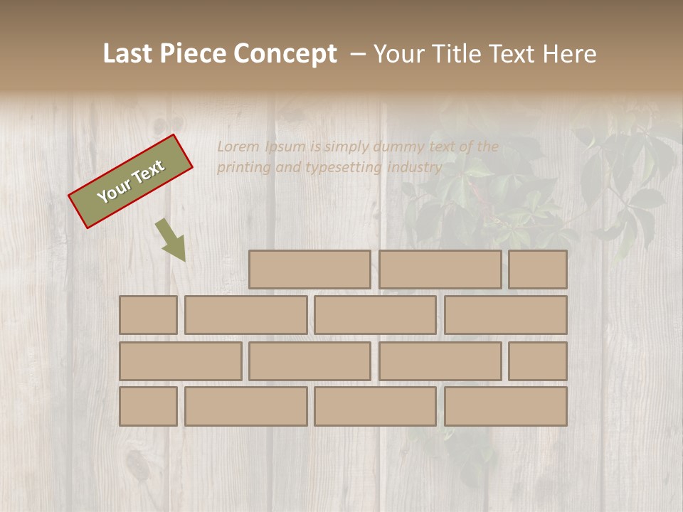 Wood Fence PowerPoint Template