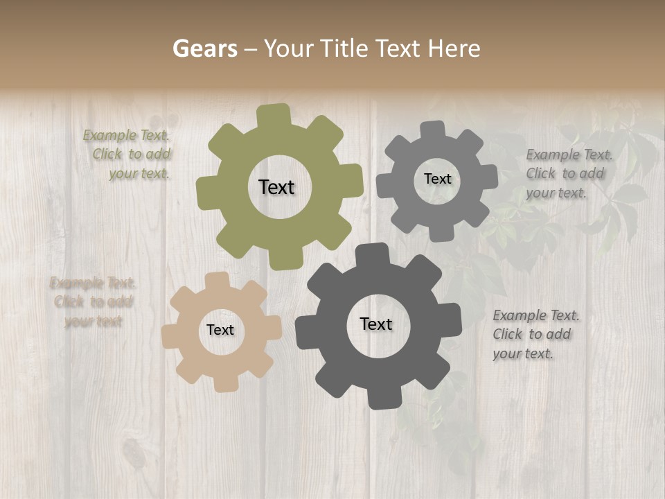 Wood Fence PowerPoint Template
