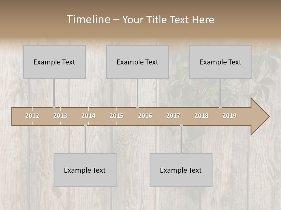 Wood Fence PowerPoint Template