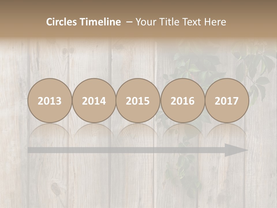 Wood Fence PowerPoint Template