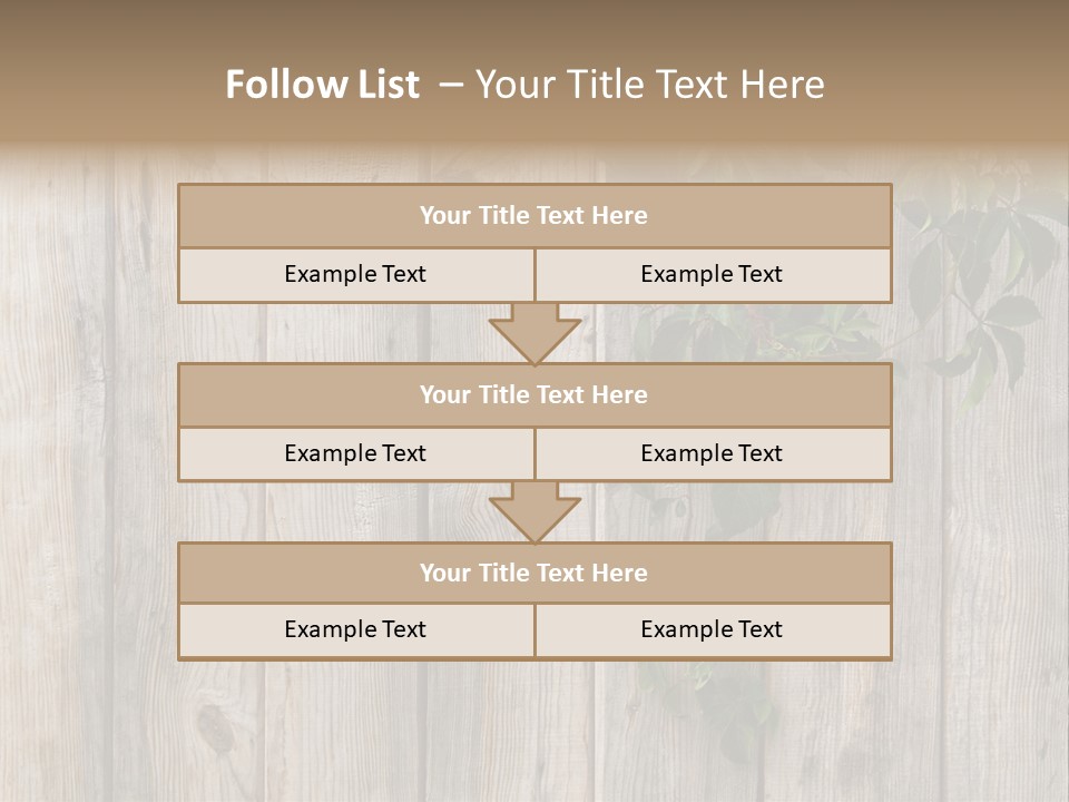 Wood Fence PowerPoint Template