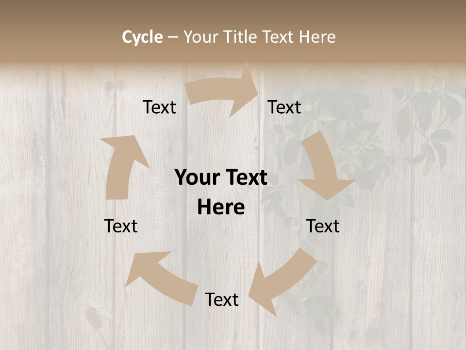 Wood Fence PowerPoint Template