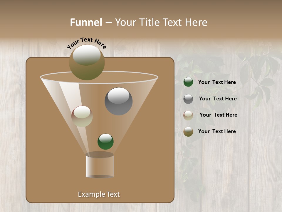 Wood Fence PowerPoint Template