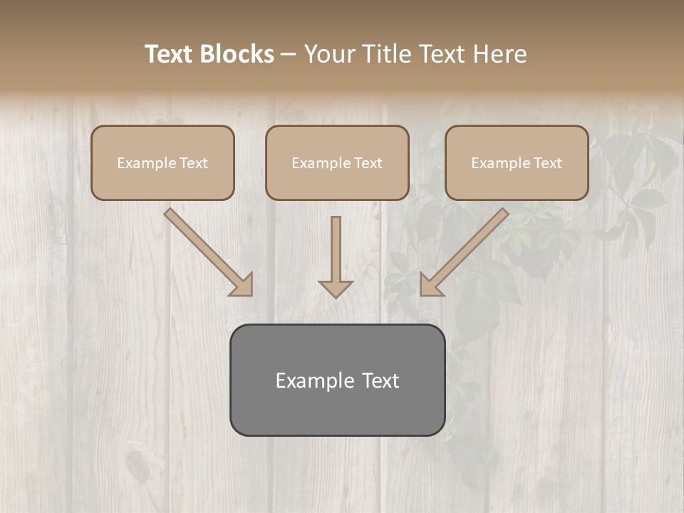 Wood Fence PowerPoint Template
