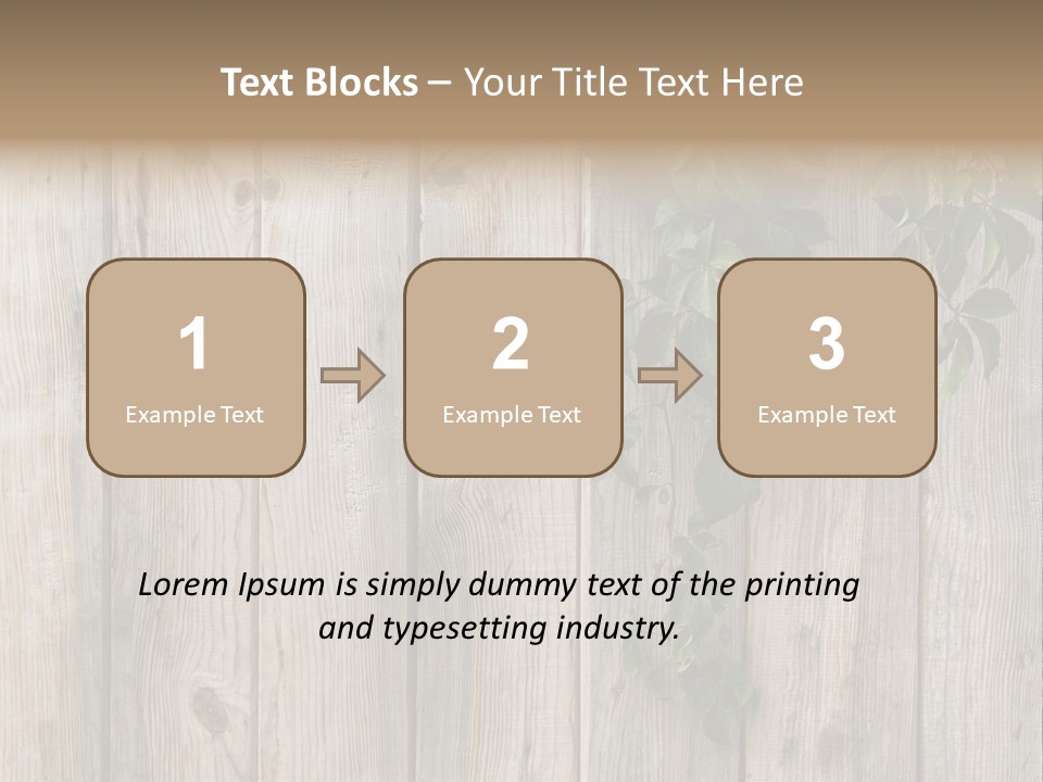 Wood Fence PowerPoint Template