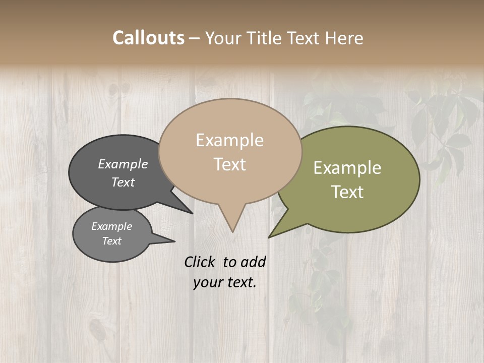 Wood Fence PowerPoint Template