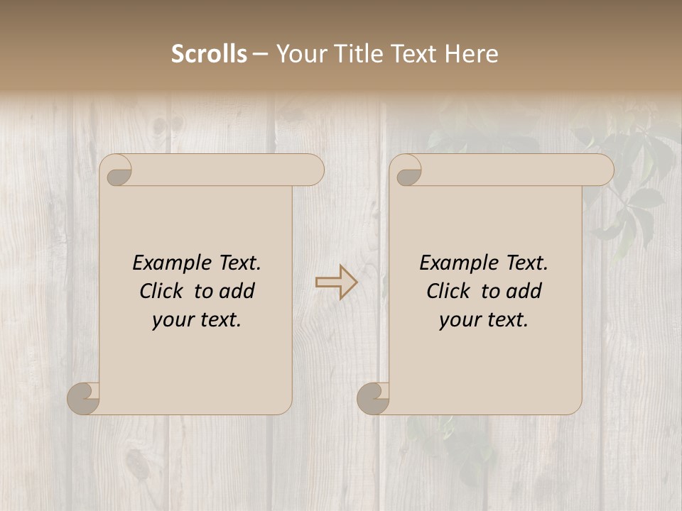 Wood Fence PowerPoint Template
