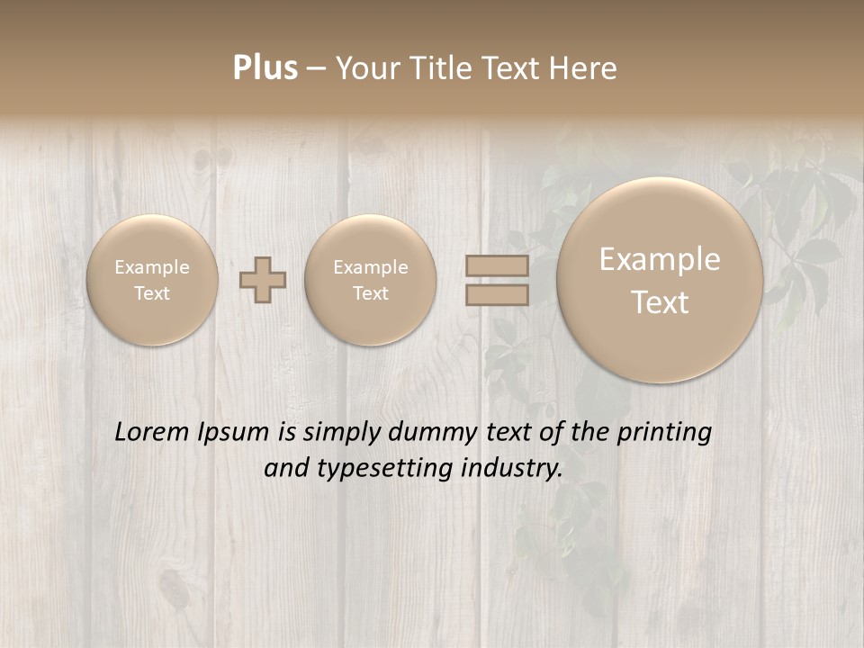 Wood Fence PowerPoint Template
