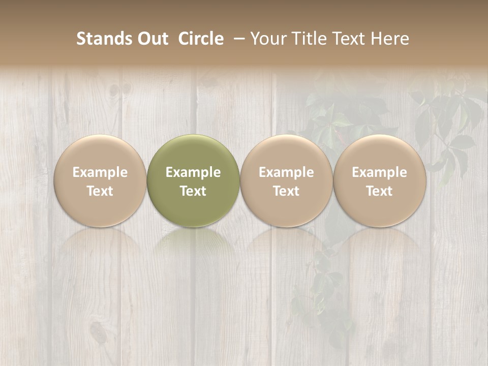 Wood Fence PowerPoint Template
