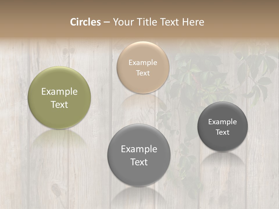 Wood Fence PowerPoint Template