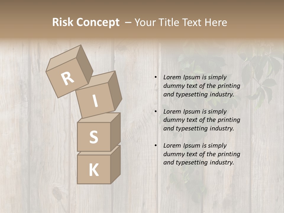 Wood Fence PowerPoint Template