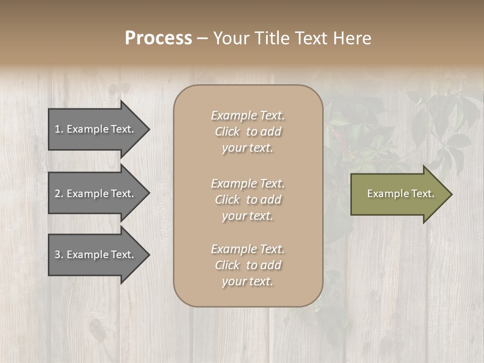 Wood Fence PowerPoint Template