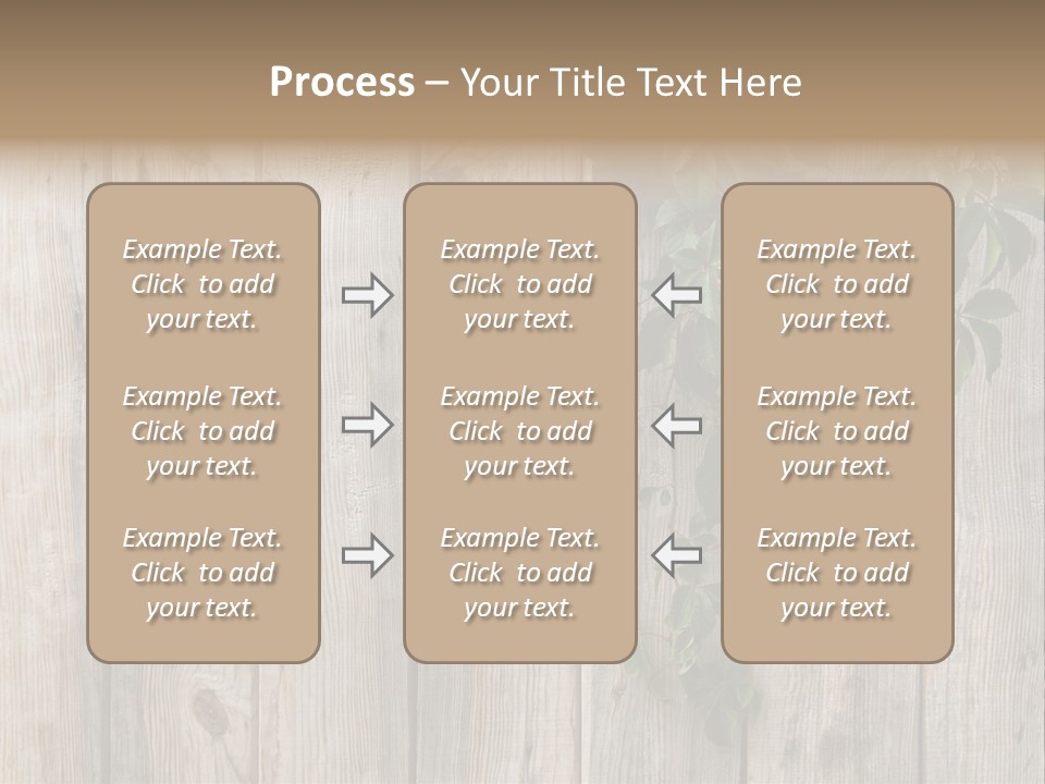Wood Fence PowerPoint Template