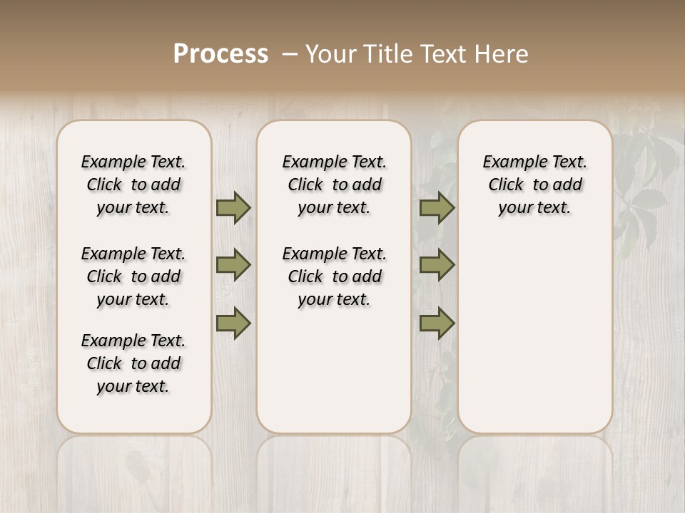 Wood Fence PowerPoint Template