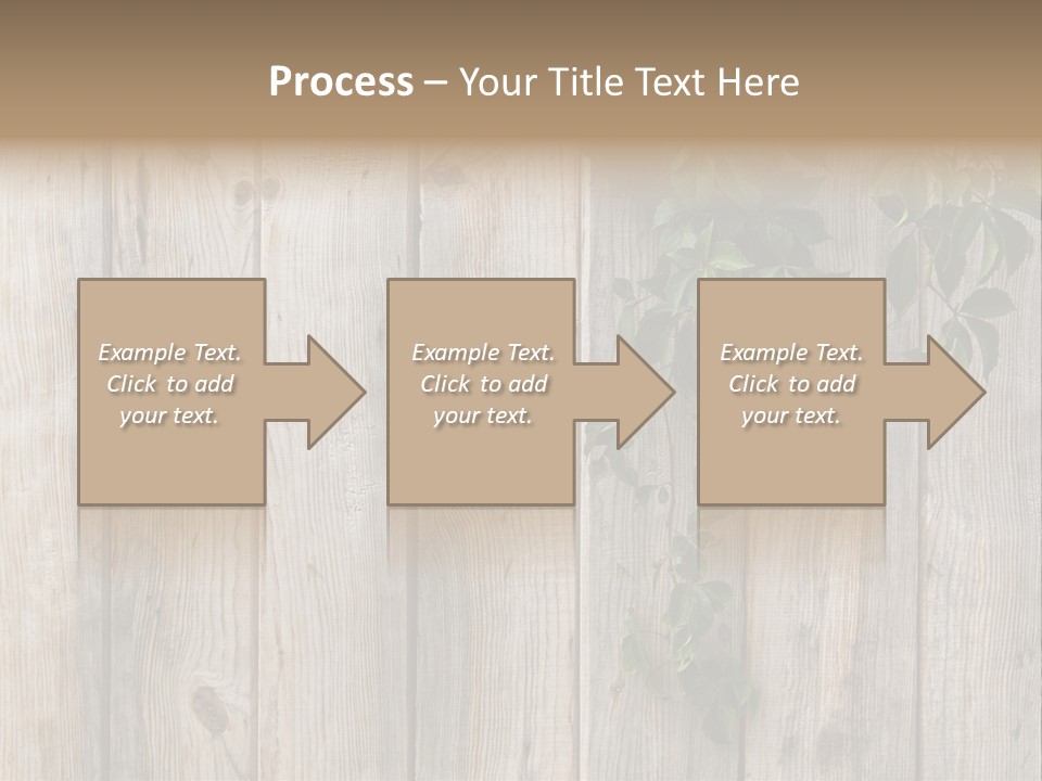 Wood Fence PowerPoint Template