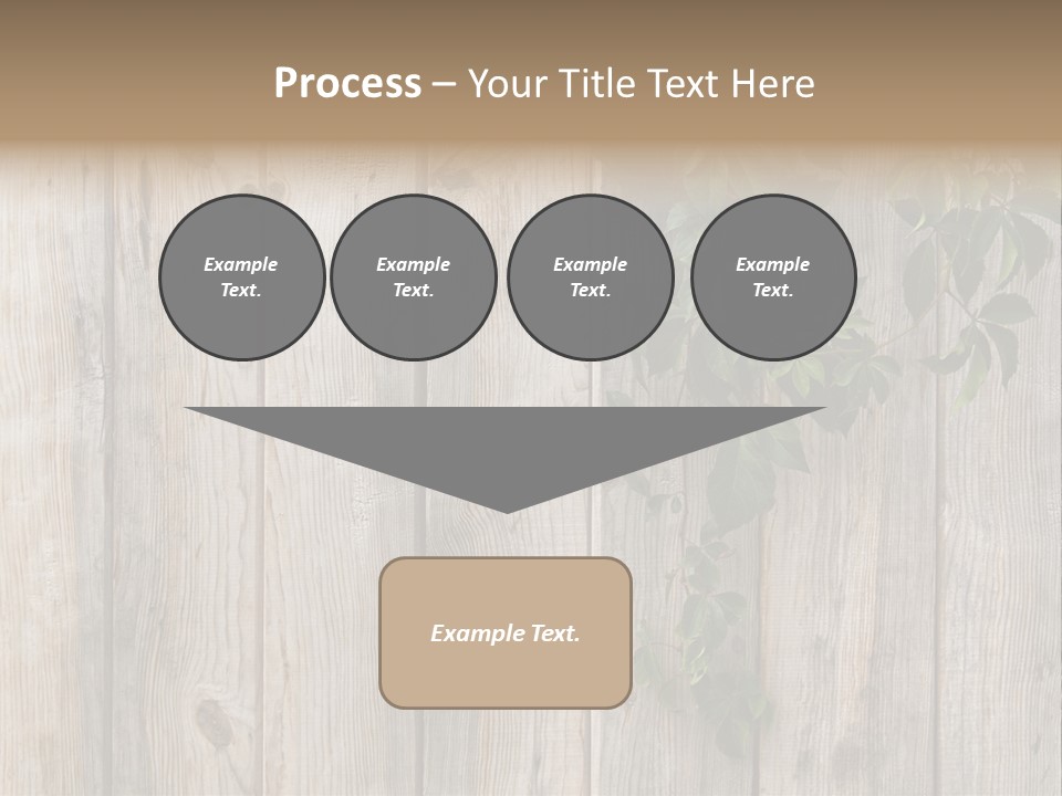 Wood Fence PowerPoint Template