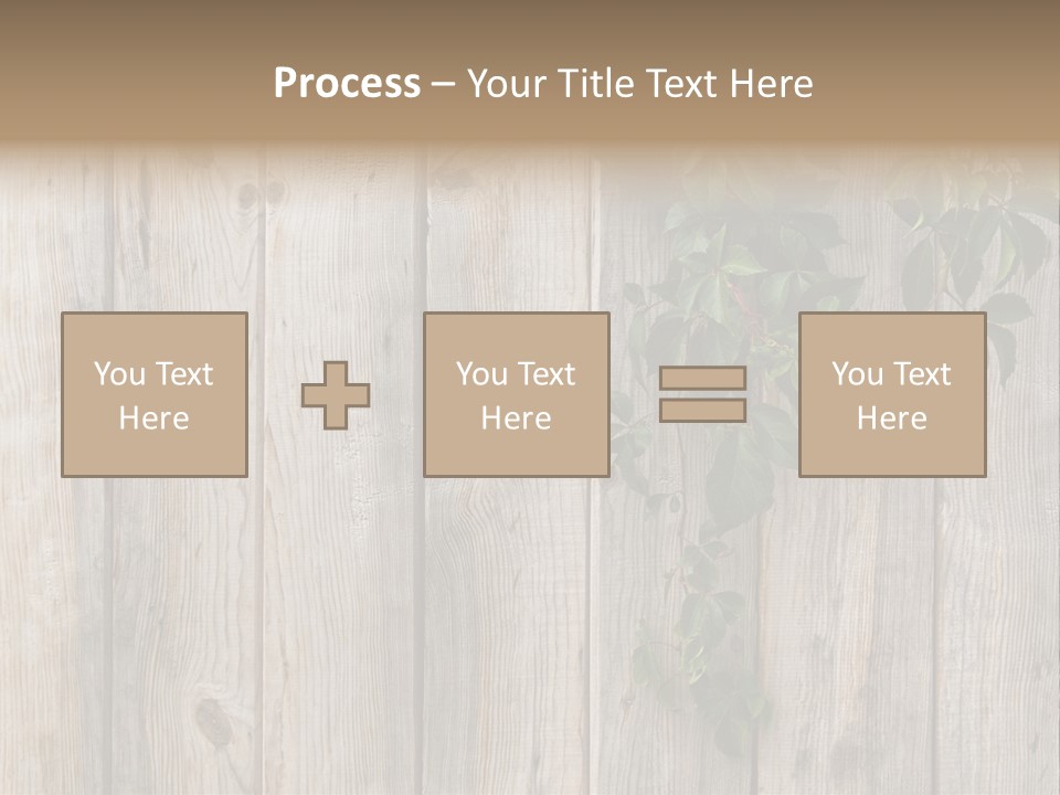Wood Fence PowerPoint Template