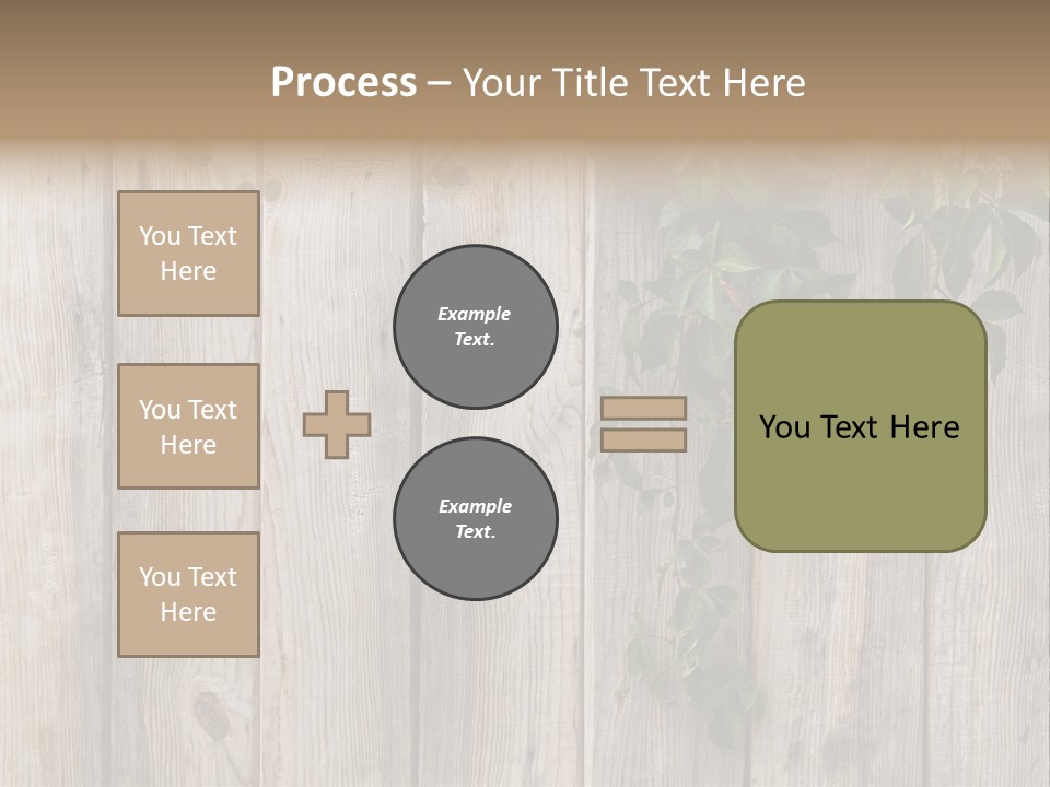 Wood Fence PowerPoint Template