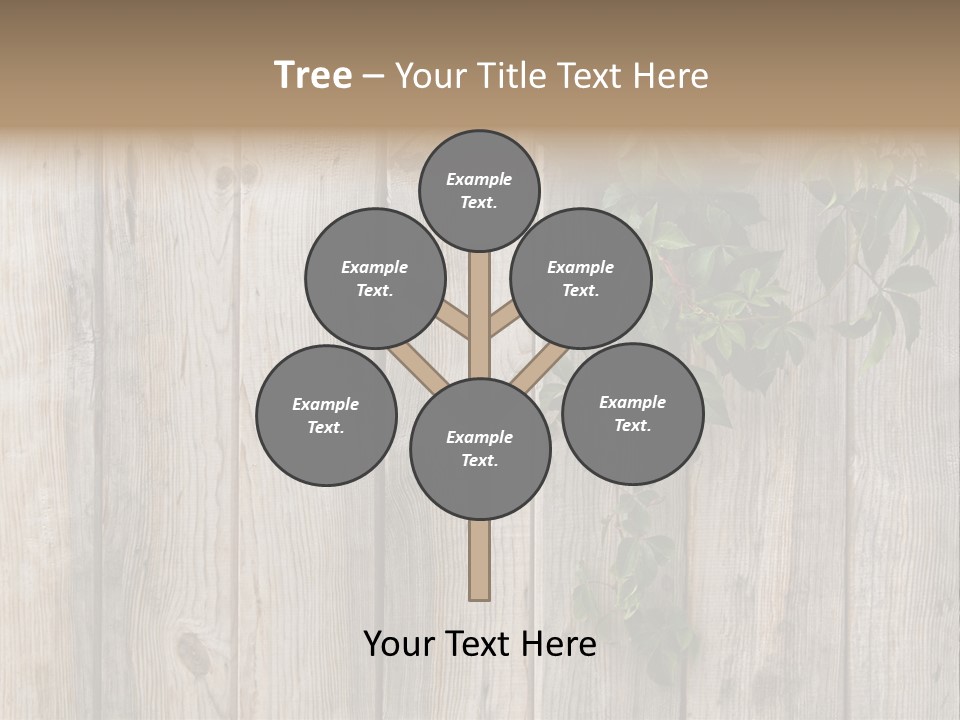 Wood Fence PowerPoint Template