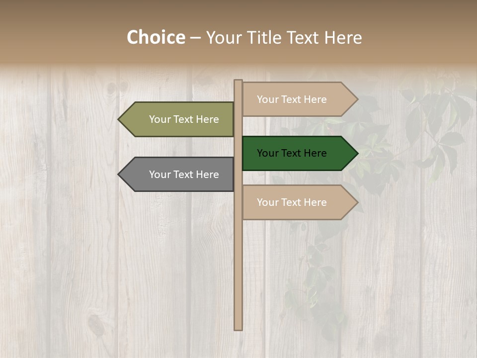 Wood Fence PowerPoint Template
