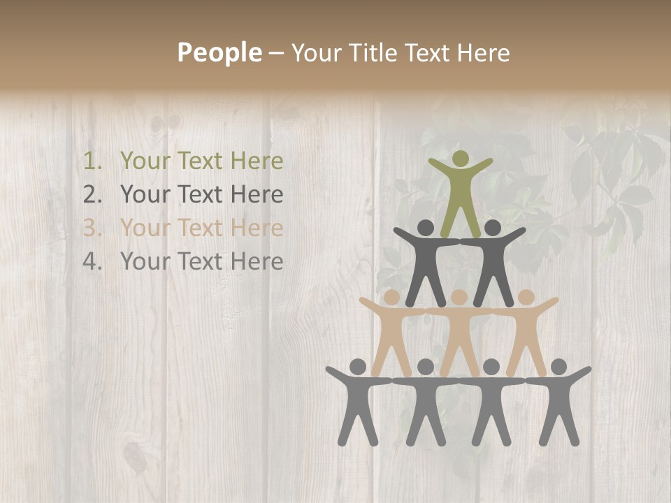 Wood Fence PowerPoint Template