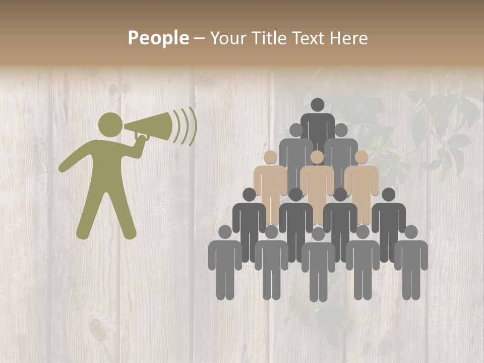 Wood Fence PowerPoint Template