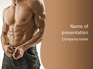 Muscular Body PowerPoint Template