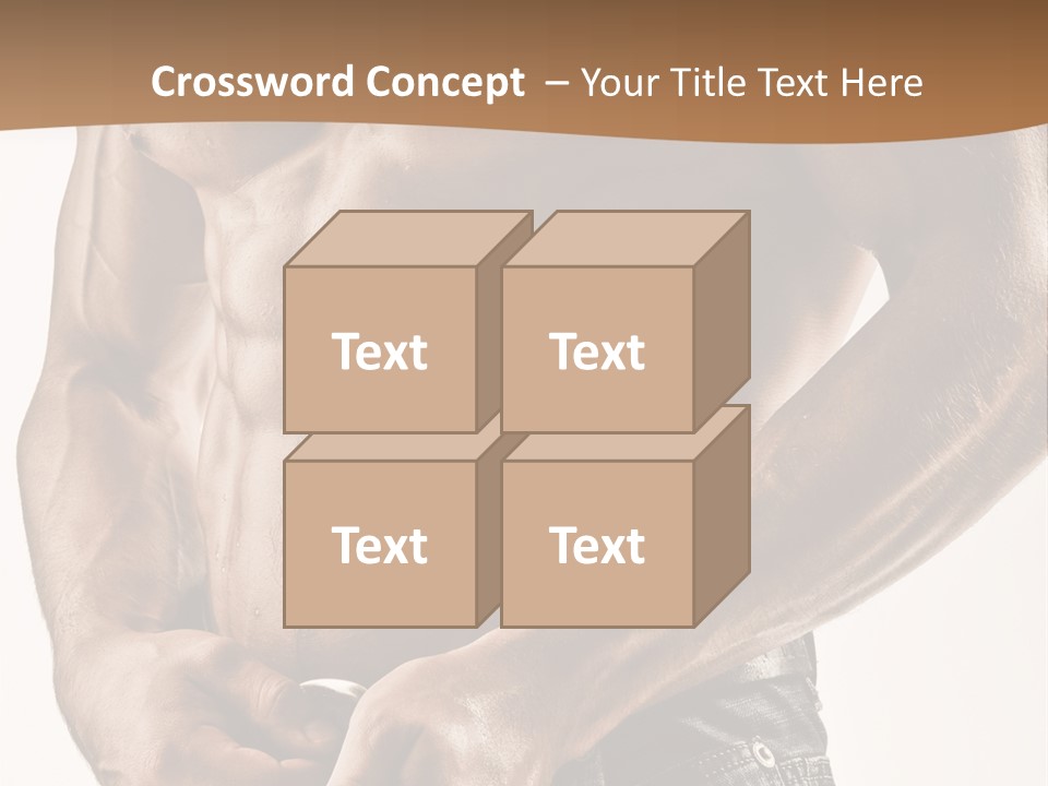 Muscular Body PowerPoint Template