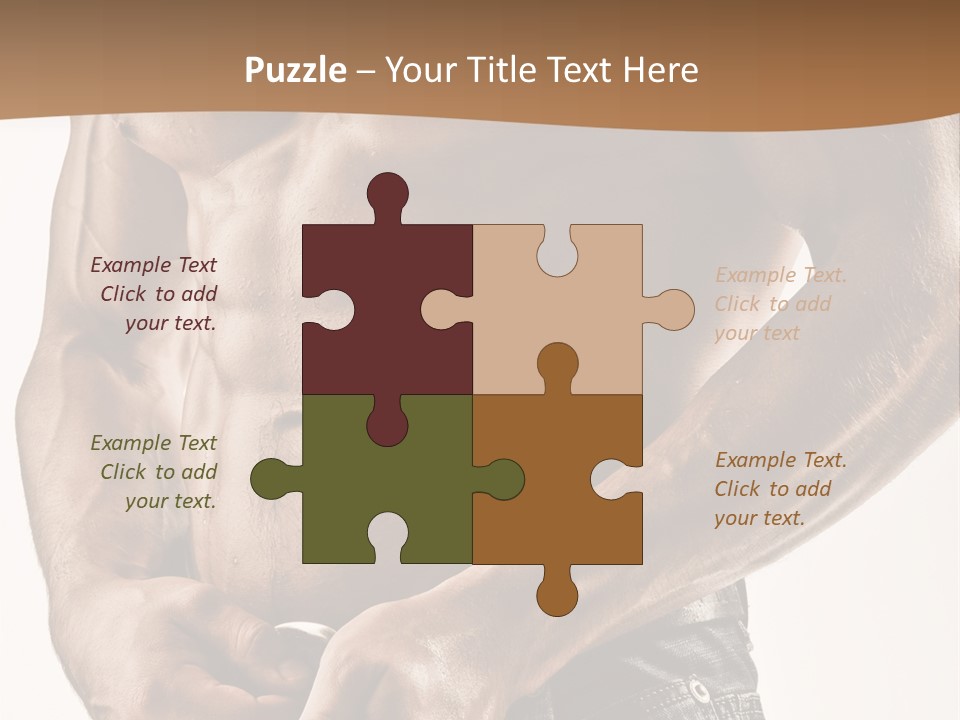 Muscular Body PowerPoint Template