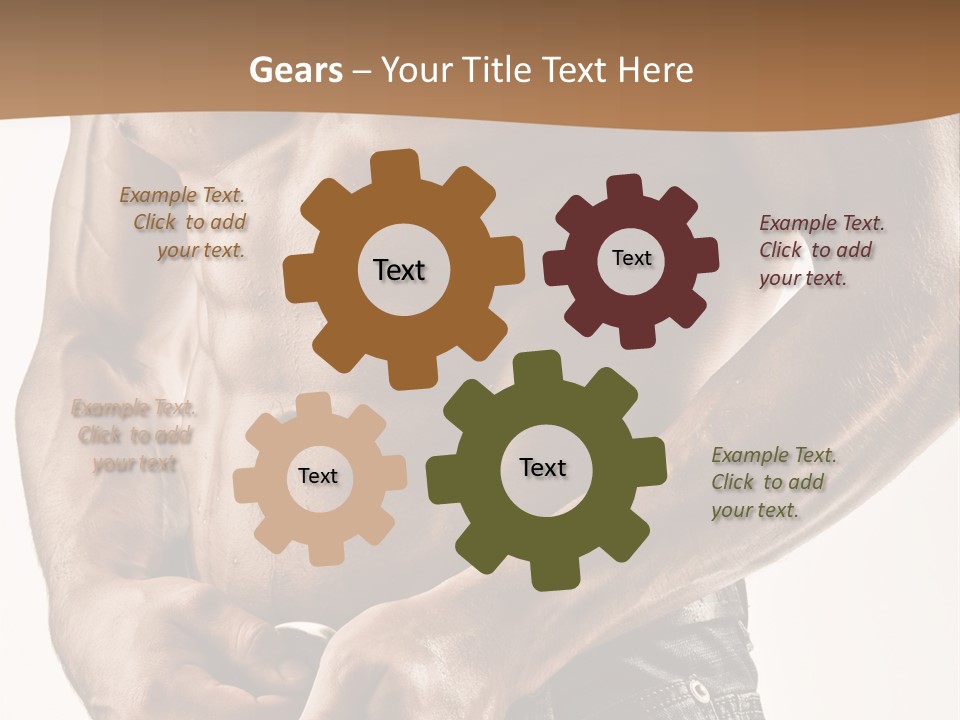 Muscular Body PowerPoint Template