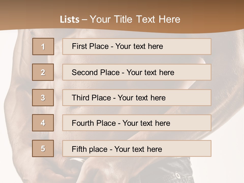 Muscular Body PowerPoint Template