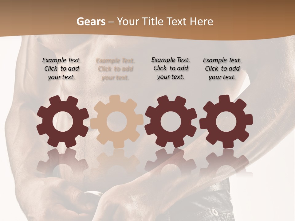 Muscular Body PowerPoint Template