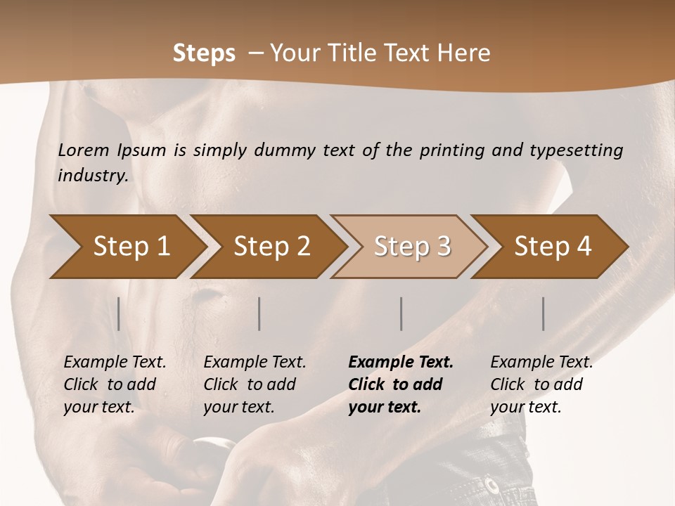 Muscular Body PowerPoint Template