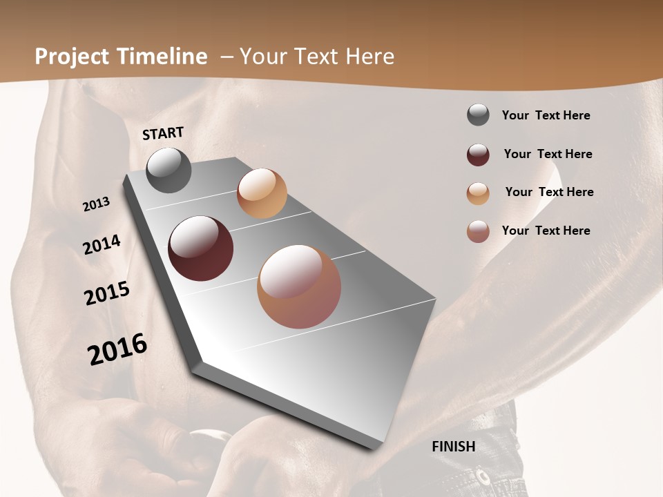 Muscular Body PowerPoint Template