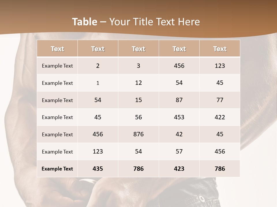 Muscular Body PowerPoint Template