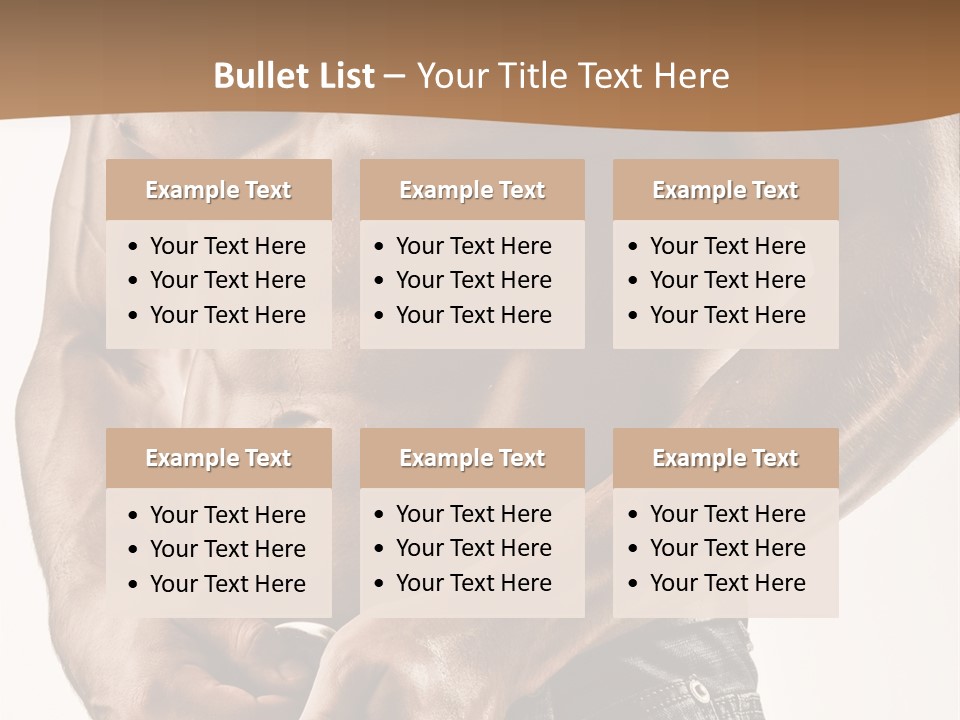 Muscular Body PowerPoint Template