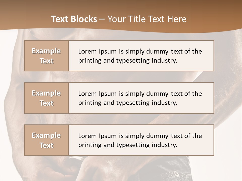 Muscular Body PowerPoint Template