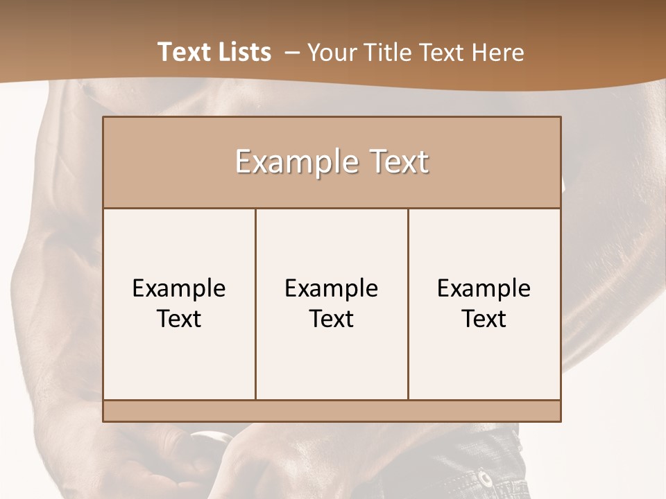 Muscular Body PowerPoint Template