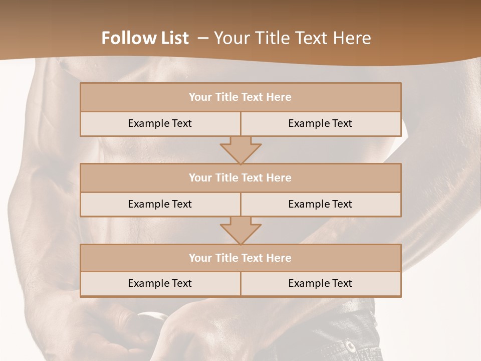 Muscular Body PowerPoint Template