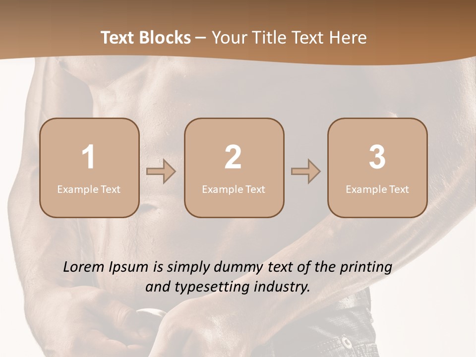 Muscular Body PowerPoint Template