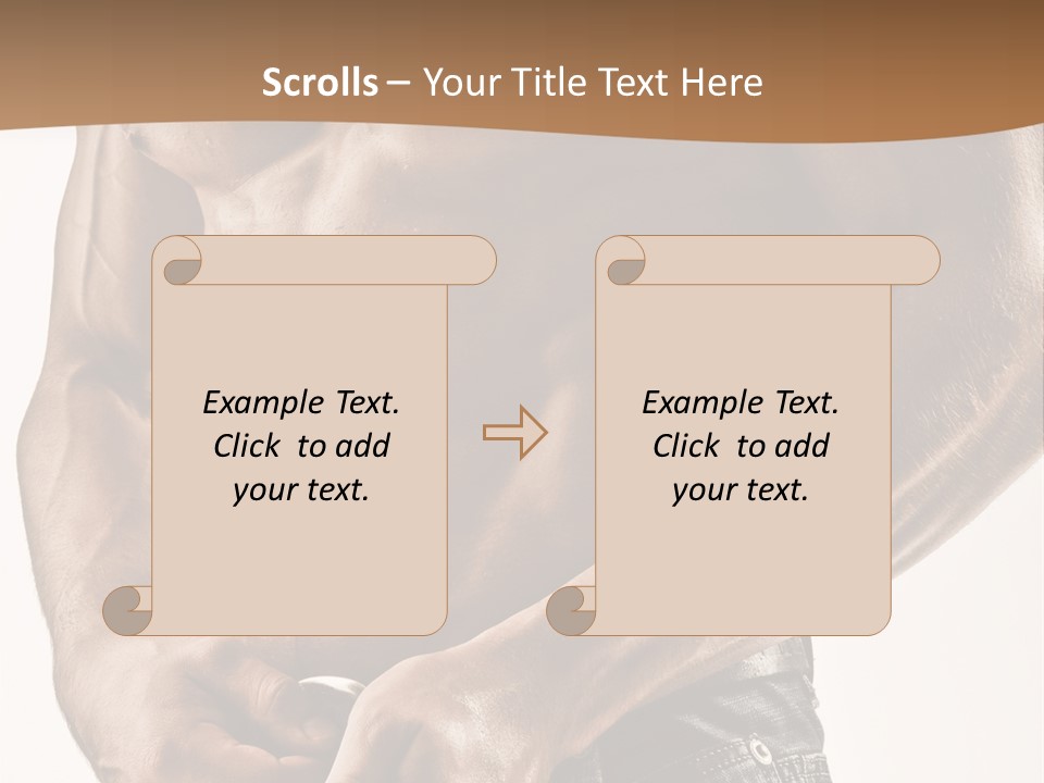 Muscular Body PowerPoint Template