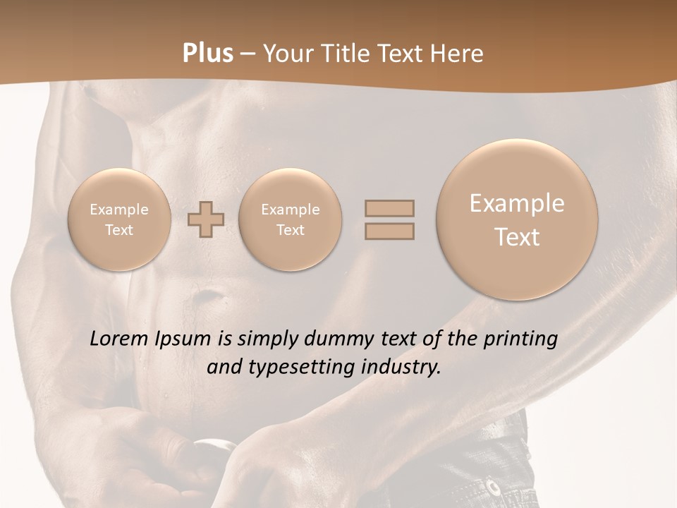 Muscular Body PowerPoint Template