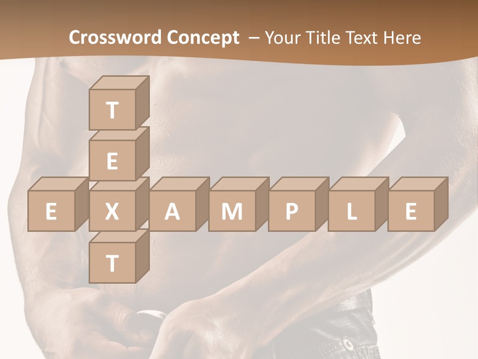 Muscular Body PowerPoint Template