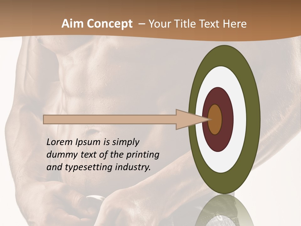 Muscular Body PowerPoint Template