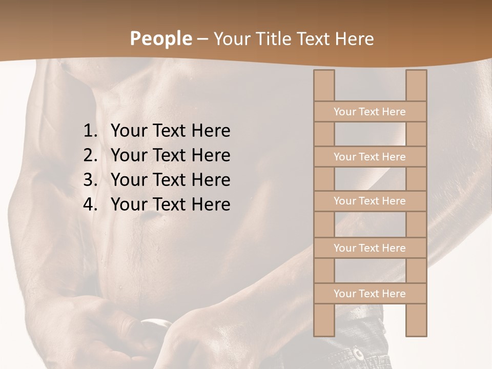 Muscular Body PowerPoint Template