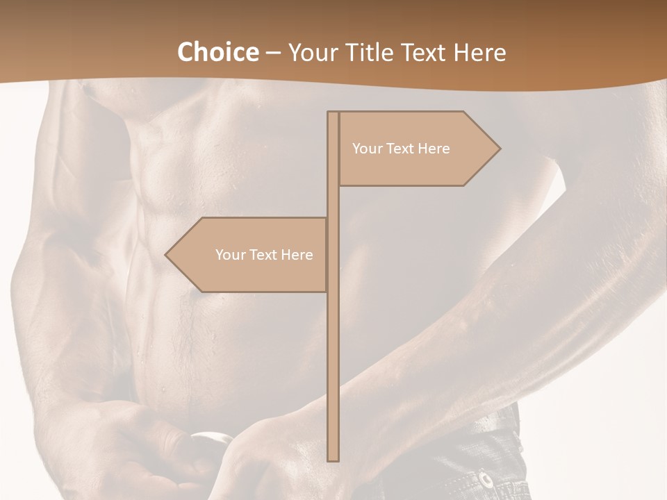 Muscular Body PowerPoint Template