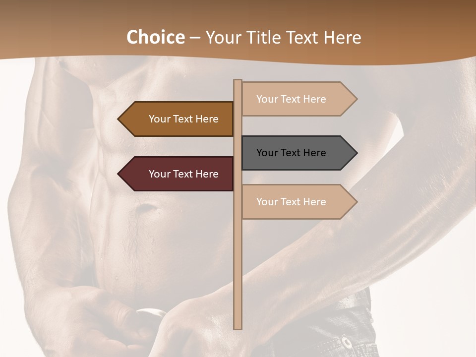 Muscular Body PowerPoint Template