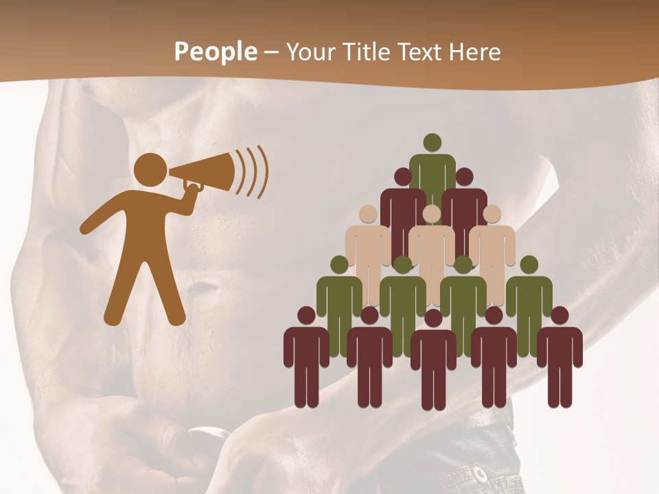 Muscular Body PowerPoint Template